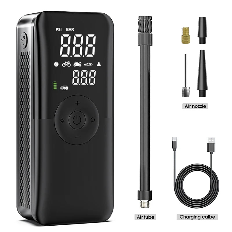 Gonfleur Portable pour Pneus – Compresseur Digital